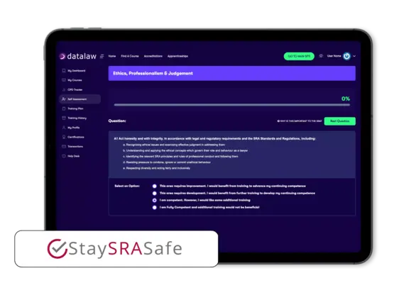 SRA Self-Assessment tool