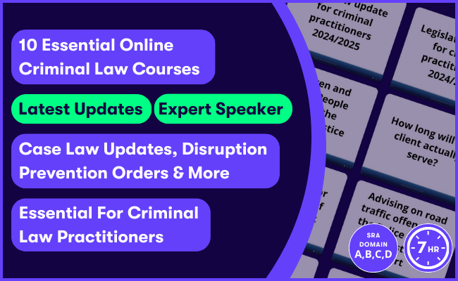 Criminal Law Update 2025 Bundle