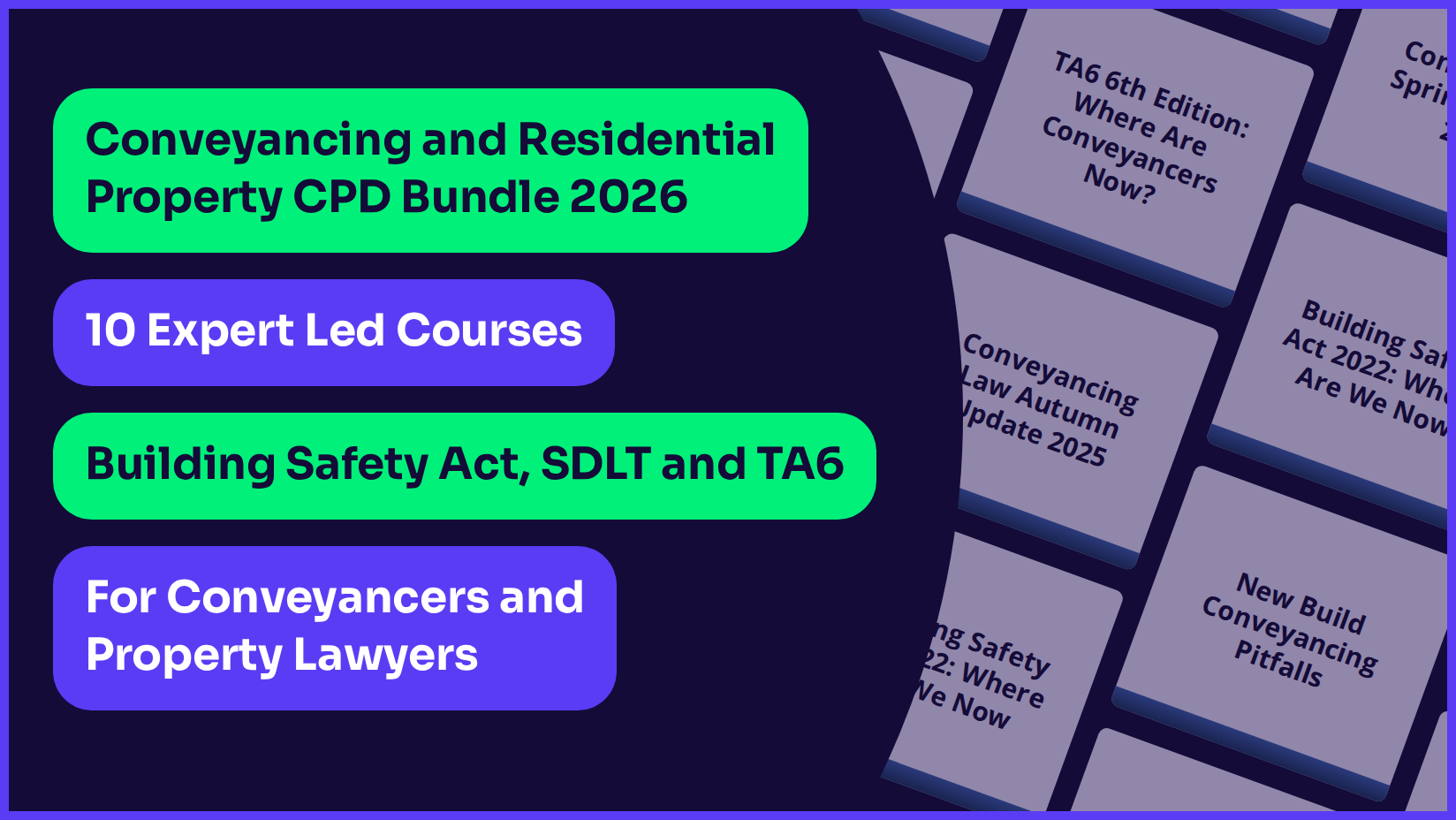 Conveyancing and Residential Property CPD Bundle 2026