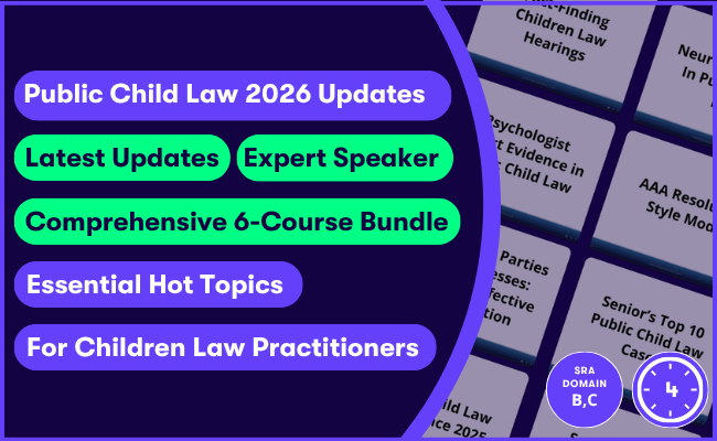 The 2026 Public Child Law Conference Bundle