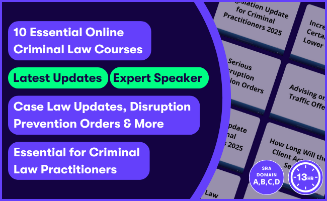 Criminal Law Update 2025 Bundle
