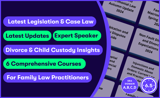 Family Law Updates Bundle 2024