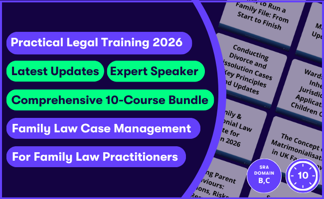 Family Law CPD Bundle 2026